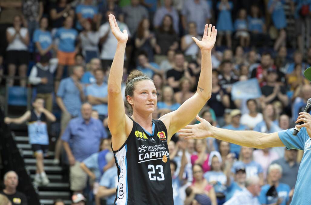 Kelsey Griffin won the grand final, WNBL and Capitals most valuable player awards last season. Picture: Sitthixay Ditthavong