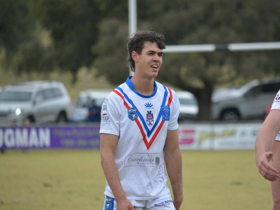 TALENT: Jacob Smede continues to develop into a top winger for the Parkes Spacemen. Photo: NICK GUTHRIE