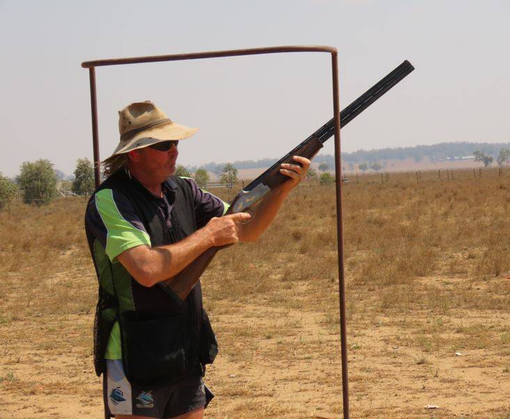 Glen Bloink from Dubbo won the Forbes sporting shooters sporting clay's first shoot for 2020.