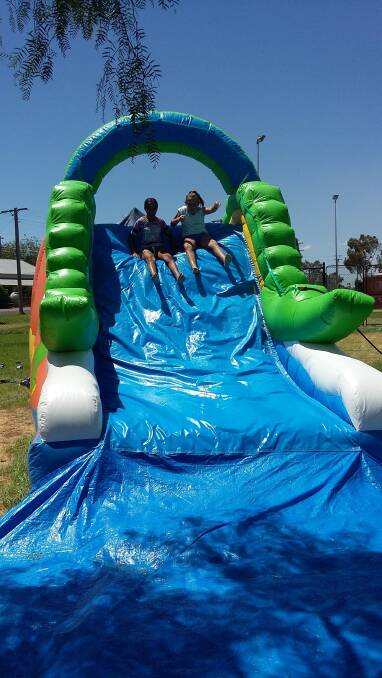 The popular waterslide will be up and running from 5pm on December 8.