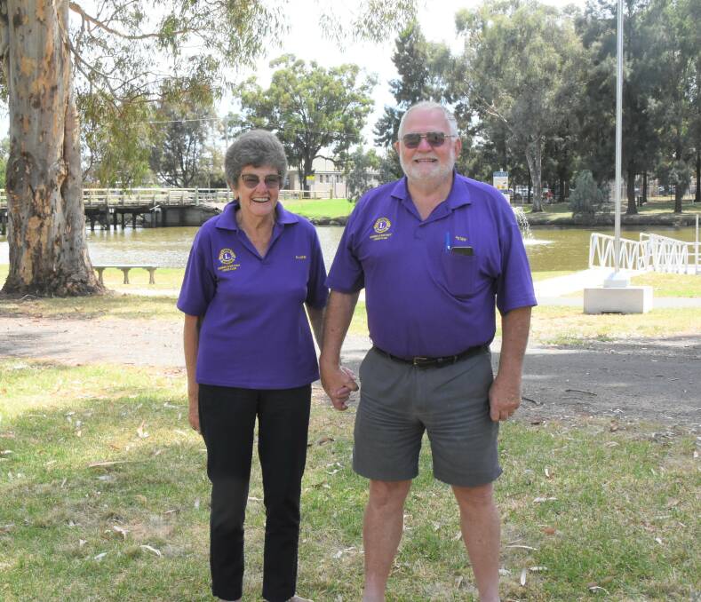 Elaine and Peter Bright are encouraging people to head down to Bunnings on March 5 to see what the Lions are all about.
