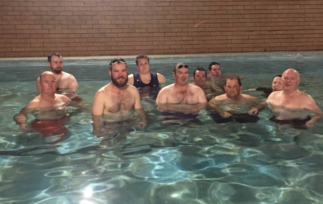 Members of the Forbes SES unit hopped in the water at the Heated Pool to undertake some aquatic training.