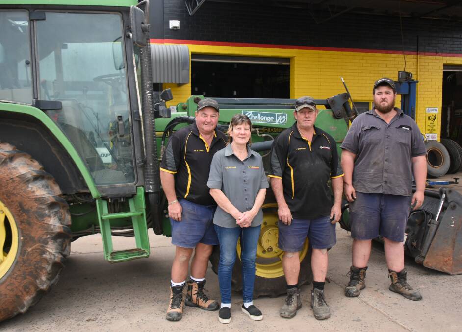 The team at T & M Tyres; Tony and Helen Osbourne, Shane Morton-Roberts and Adam Mckenzie are ready for all your tyre needs.