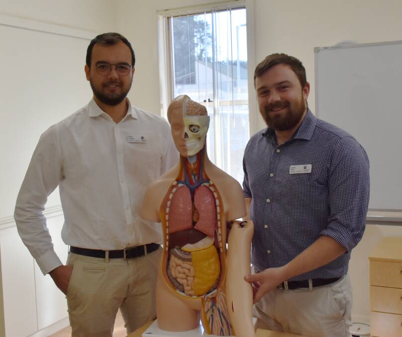 Blake Lindsay and Lewis Nott have started their 12 month placement at the Forbes Medical Centre.