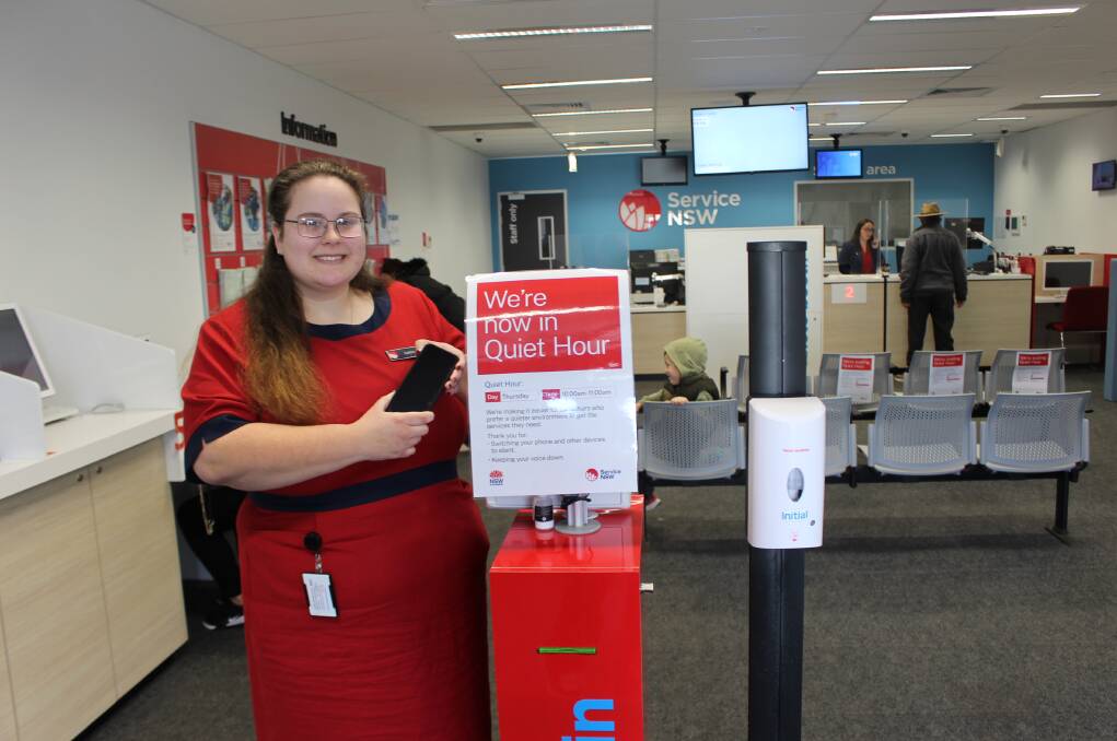 Service Centre's Caitlin Dean turns her phone on silent for the Forbes office's quiet hour.