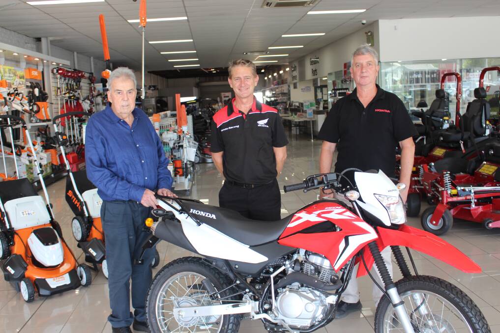 Ron Spice, Glenn Hindle and Brett Davenport were happy with Frank Spice Auto being named Honda NSW State Dealer of the Year 2021.