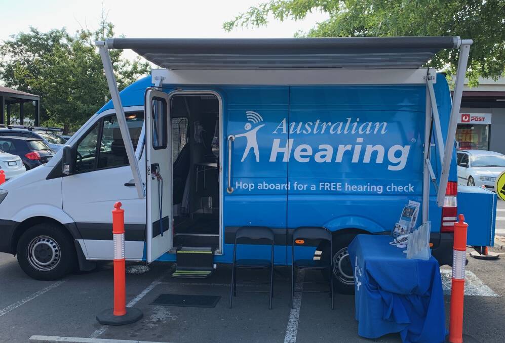 The Australian Hearing bus is heading to town to offer free 15 minute hearing checks and raise hearing health awareness