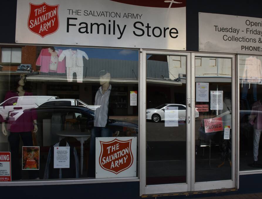 While the Salvos Family Store may be closed, many of their essential community services will still be offered.