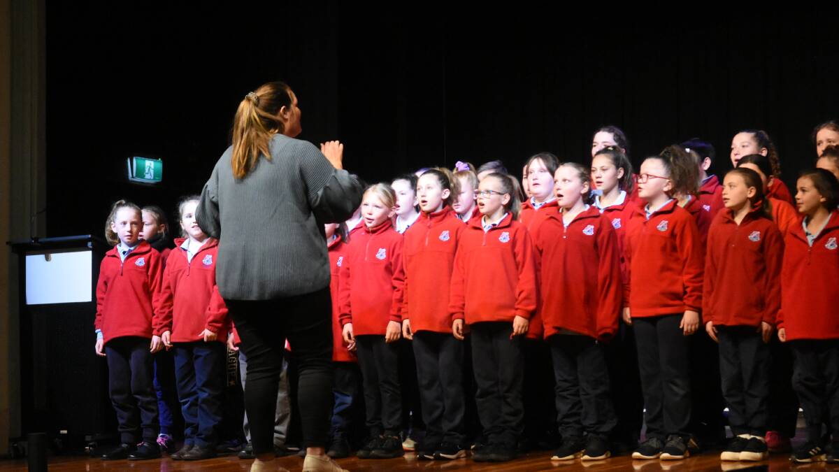 Schools are first to take the stage at the Forbes Eisteddfod with dance groups, choirs and percussion groups. File photo.