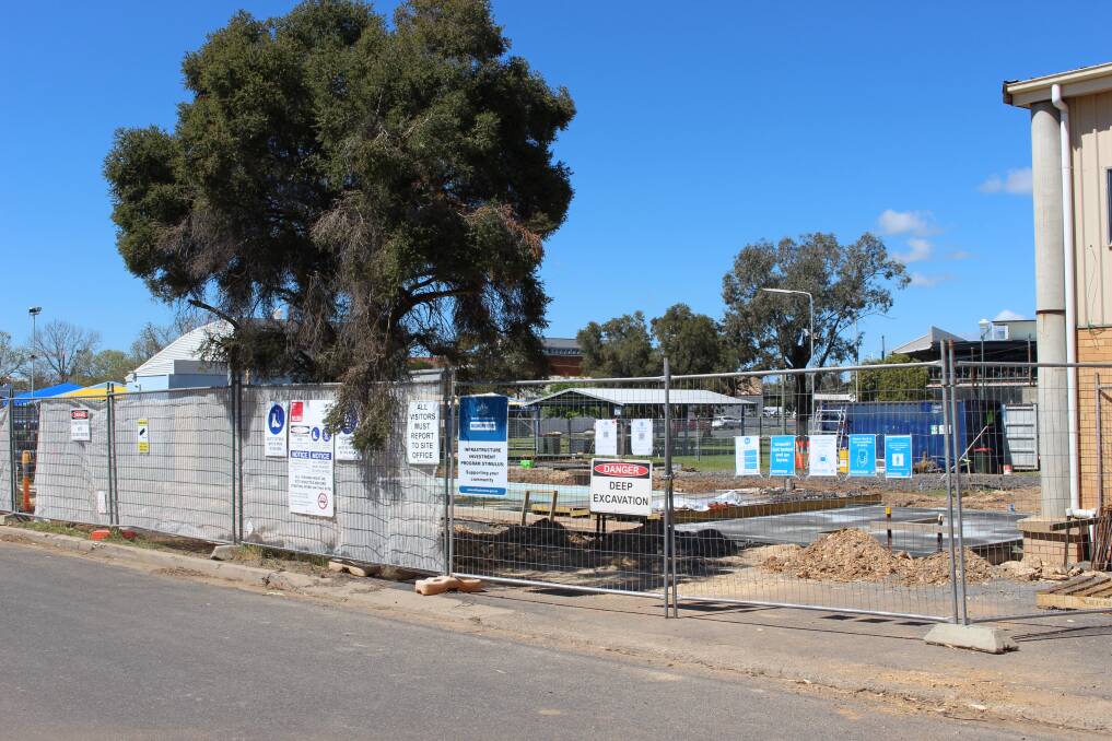 Work on the heated pool has been delayed because tradies haven't been able to come in from out of town, council has heard.