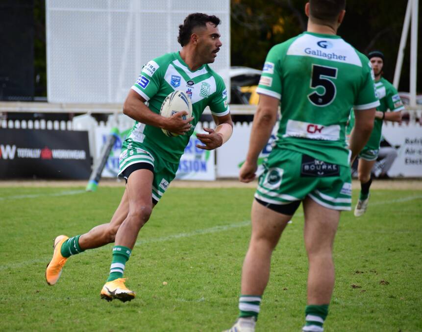 POWER: Jeremy Thurston broke tackles for fun during a stellar season with Dubbo CYMS. Photo: AMY McINTYRE.