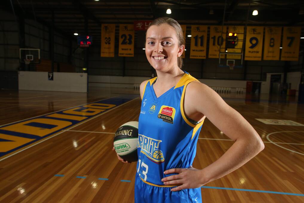 HOMECOMING: Ballarat's Abbey Wehrung will look to put on a show when the Bendigo Spirit host the Canberra Capitals in Ballarat. Picture: Supplied