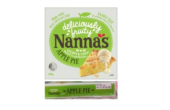 Do you have this apple pie in your freezer? You might need to send it back to Nana