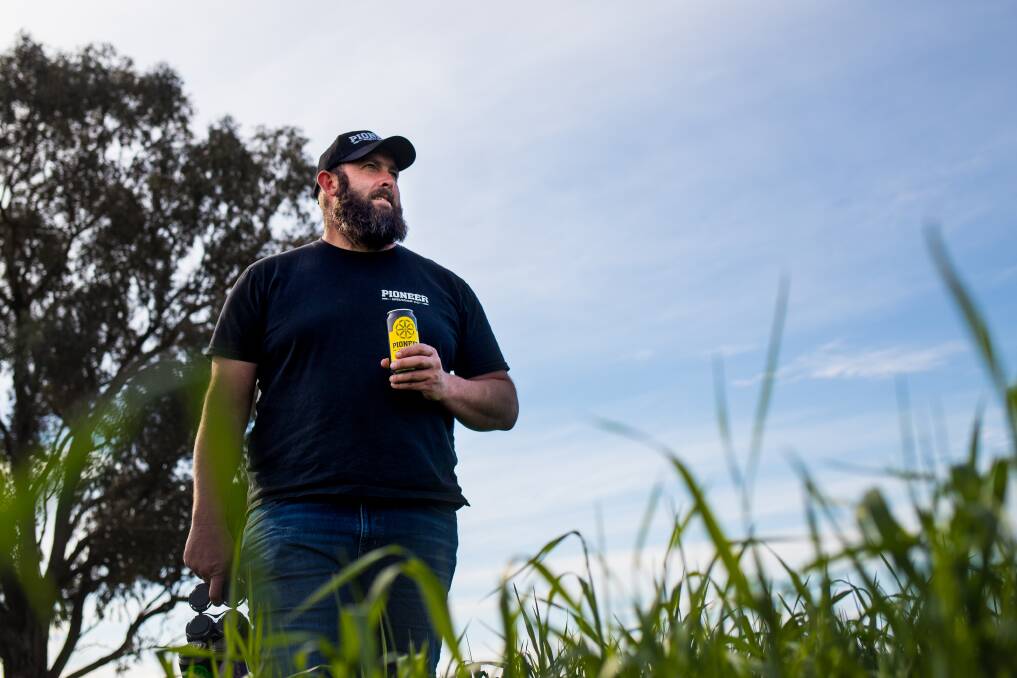 Start to finish: Pioneer Brewing Co. are one of five breweries in Australia who grow their malting grain and are the only one in the eastern mainland. Photo: Supplied.