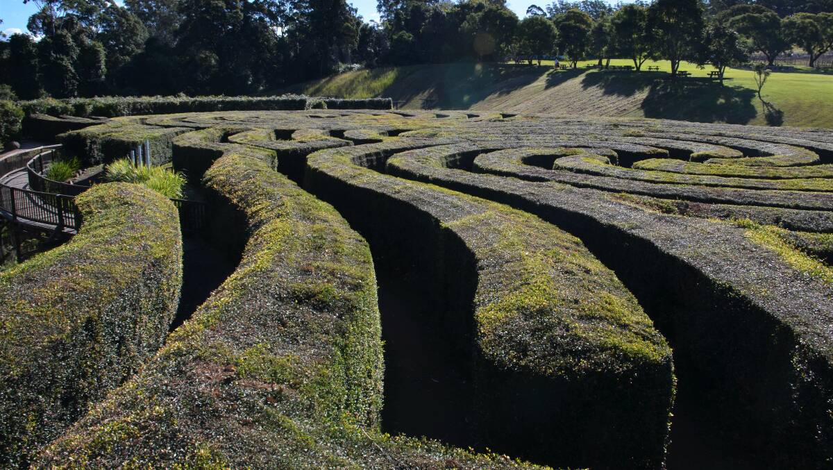 The Bago Maze has become a well-known tourist attraction for the Hastings. Photo: Ruby Pascoe