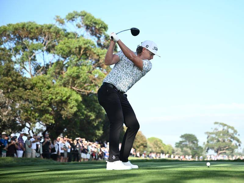 Cameron Smith wasn't back to his best but still managed a one-under-71 at the Australian Open. (Dan Himbrechts/AAP PHOTOS)