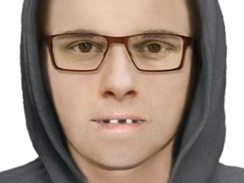 The man wanted for an assault in Melbourne has a pale complexion and missing teeth.