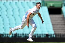 Chris Tremain took 6-31 to bowl struggling NSW to an unlikely Shield win over log-leaders Tasmania. (Steven Markham/AAP PHOTOS)