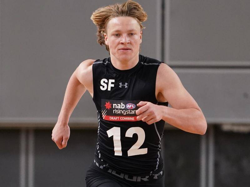 Cody Weightman is expected to be drafted in the first round of the AFL draft.