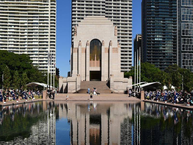 A man has been fined $800 for urinating on Sydney's Anzac Memorial.