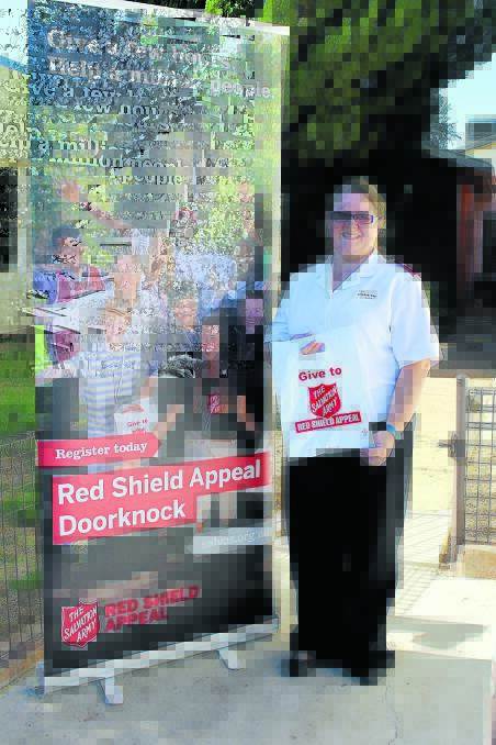 Forbes Salvation Army captain Meaghan Gallagher is asking local volunteers to give a few hours and be part of the Red Shield Appeal. 0416redshield