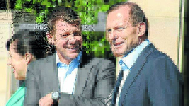 Meryl Morris was also able to get a close-up shot of our Prime Minister Tony Abbott.