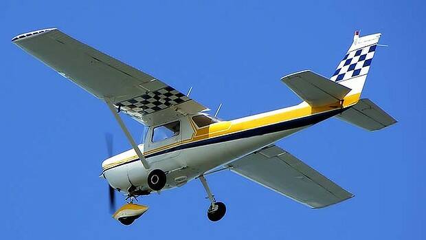 A Cessna 172: A light propeller plane similar to the aircraft involved in the incident on Saturday.