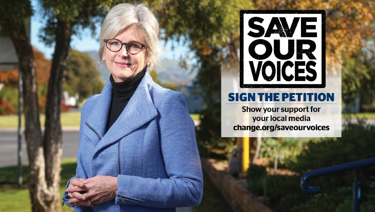 Indi MP Helen Haines says the Save Our Voices campaign is "making a very sensible call on government and, in particular, on the Deputy Prime Minister". Picture: James Wiltshire