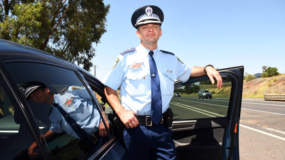 RULE BOOK: Western Region Traffic Tactician Inspector Ben Macfarlane has highlighted some of the road rules motorists might have missed. Photo: BELINDA SOOLE
