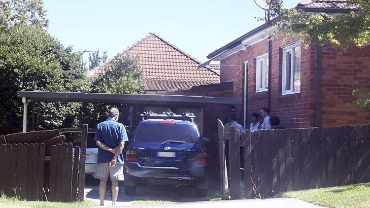 The driveway where a toddler was killed by a reversing vehicle on Friday. Photo: Supplied